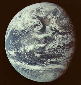 La terre vue par Apollo 11